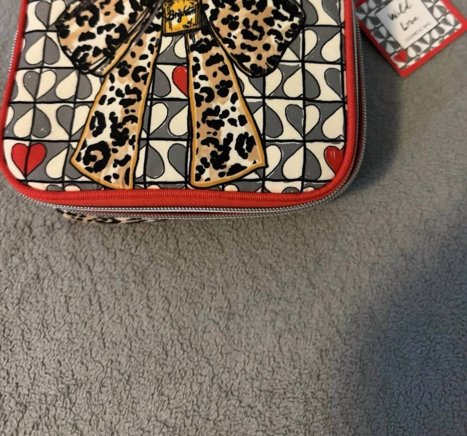 Brighton Wild Love Cosmetic Case in leopard - women's accessory