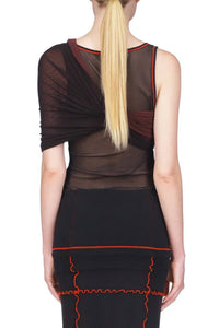 Marina Moscone - Stretchy Small Twist Tube Top