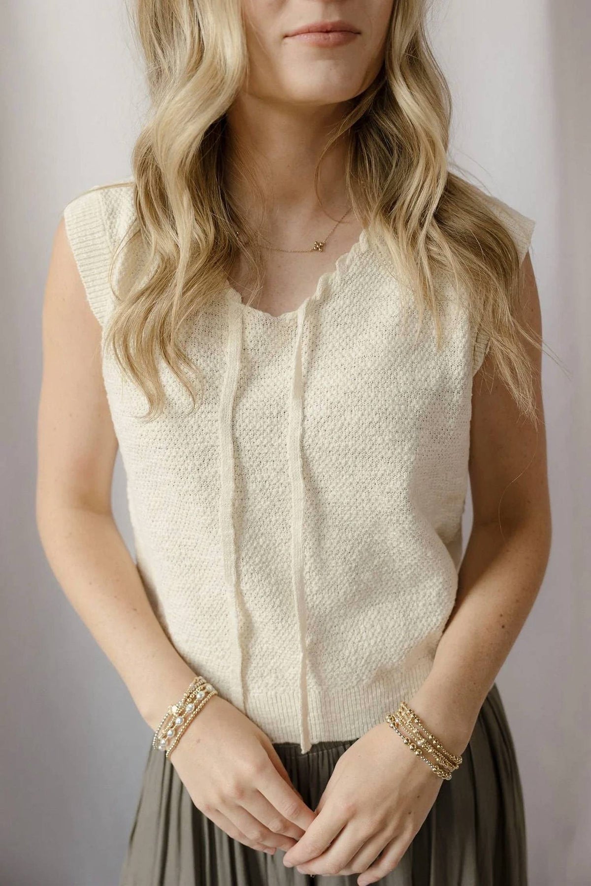 Elle Grey - Alba Knit Tank Top