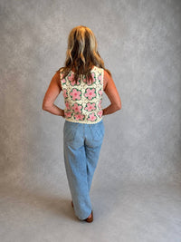 Urban Daizy - Floral Crochet Tank Top