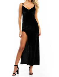 For Love & Lemons - Nadine Velvet Maxi Dress