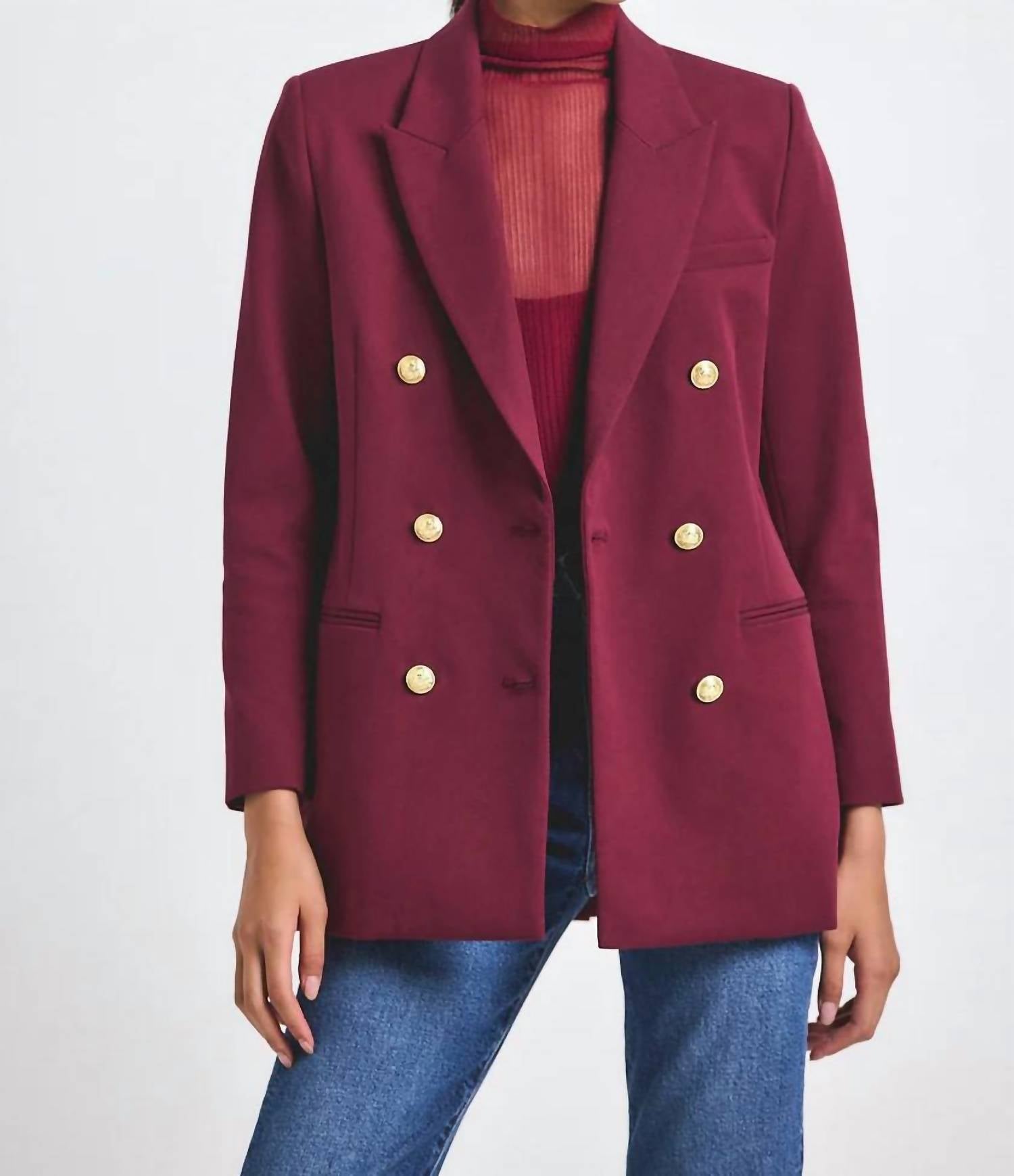 Derek Lam 10 Crosby - Women's Walter Double Breasted Jacket