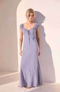 Skies Are Blue - Gingham Dress