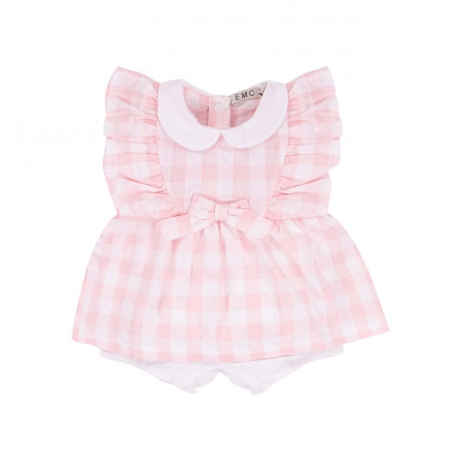 Emc - Girls Seersucker Romper