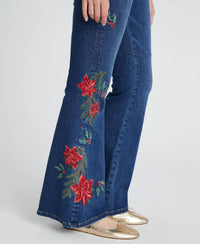 DRIFTWOOD Farrah Flare Jeans in happy holly - women's jeans - view 4