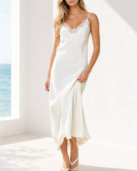 Lalavon - Seaside Summer Slip Maxi Dress