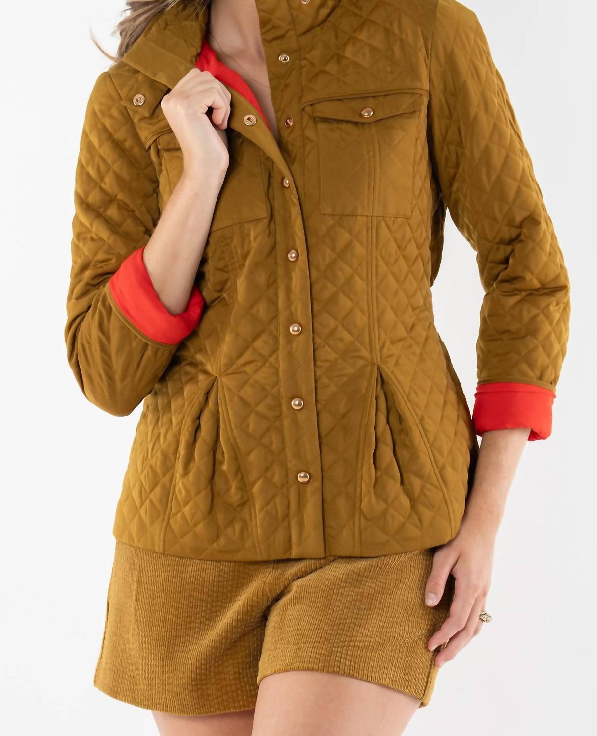 Emily McCarthy Barn Jacket in tapenade - women's jacket