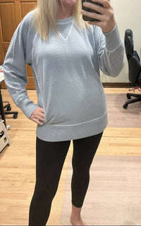 Zenana - Pigment Dyed French Terry Pullover Sweater – Plus Size
