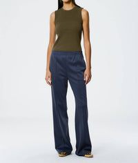 Tibi - Giselle Stretch Sweater Openback Tank