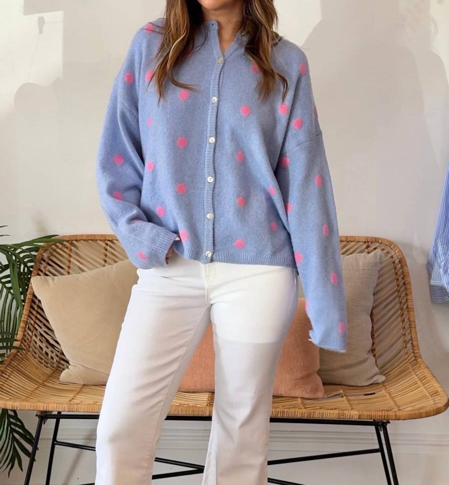 Le Lis - Kerri Polka Dot Cardigan