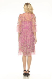 Johnny Was - Mazzy Trim Dress With Slip