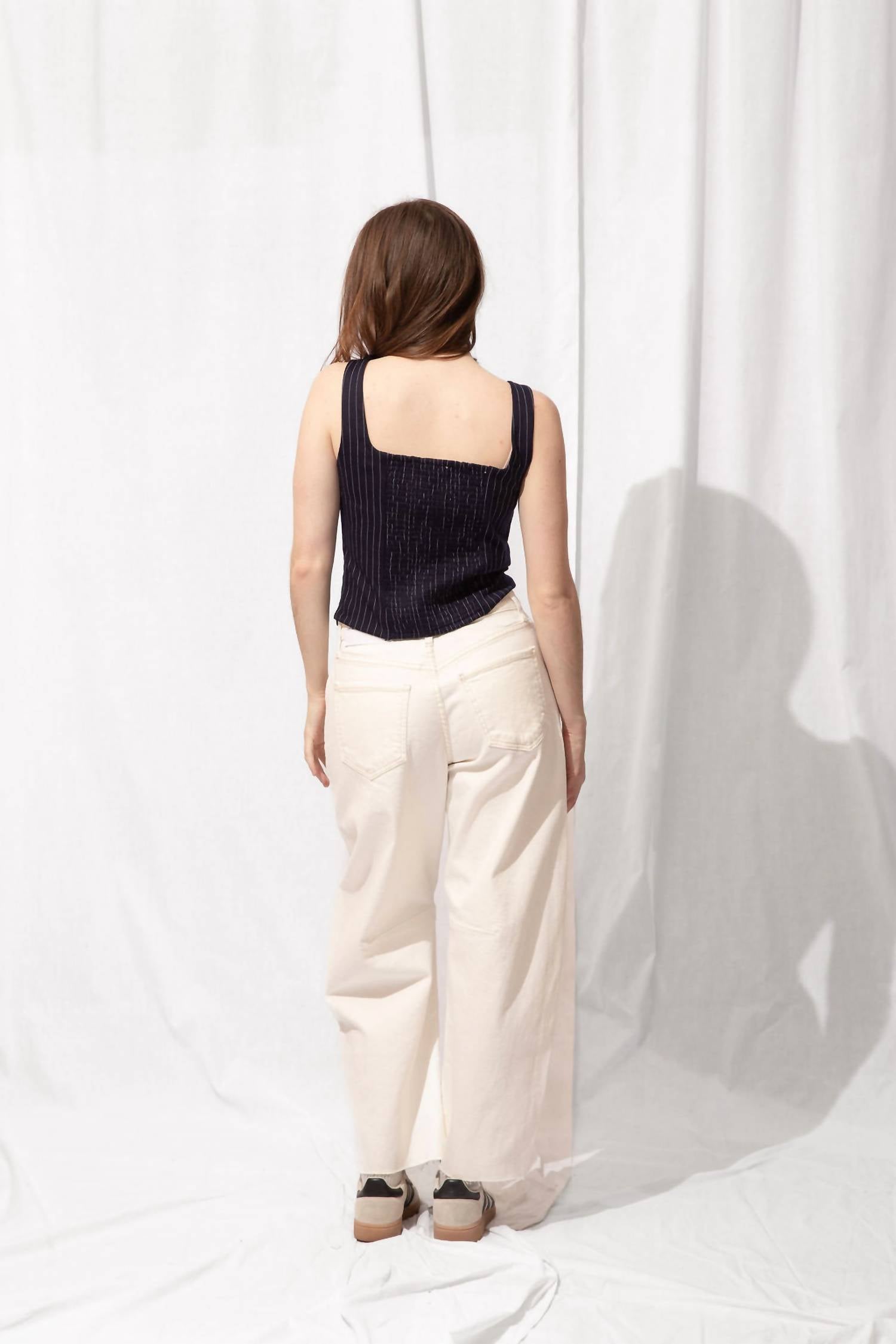 Skies Are Blue - Ella Pinstripe Top