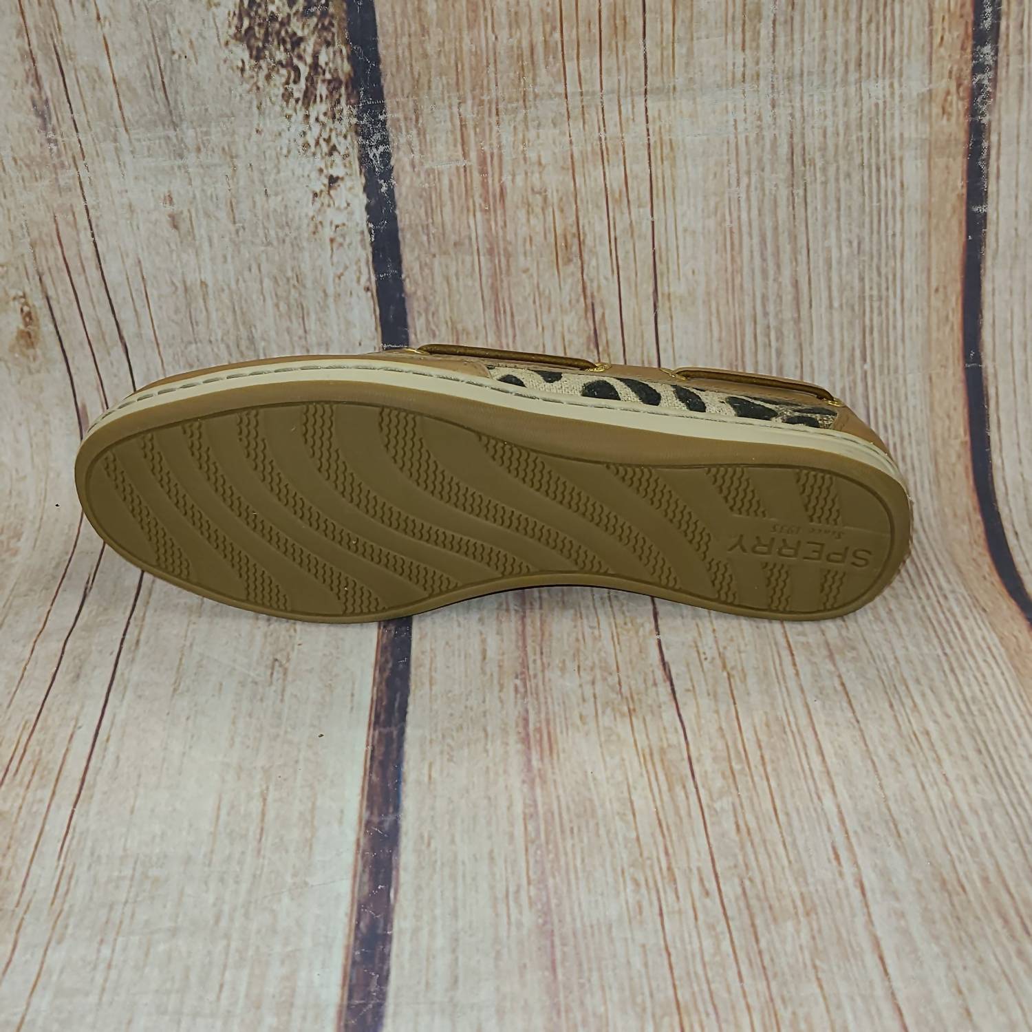 Sperry Women's Firefish Boat Shoes in tan - women's flats - alternate view