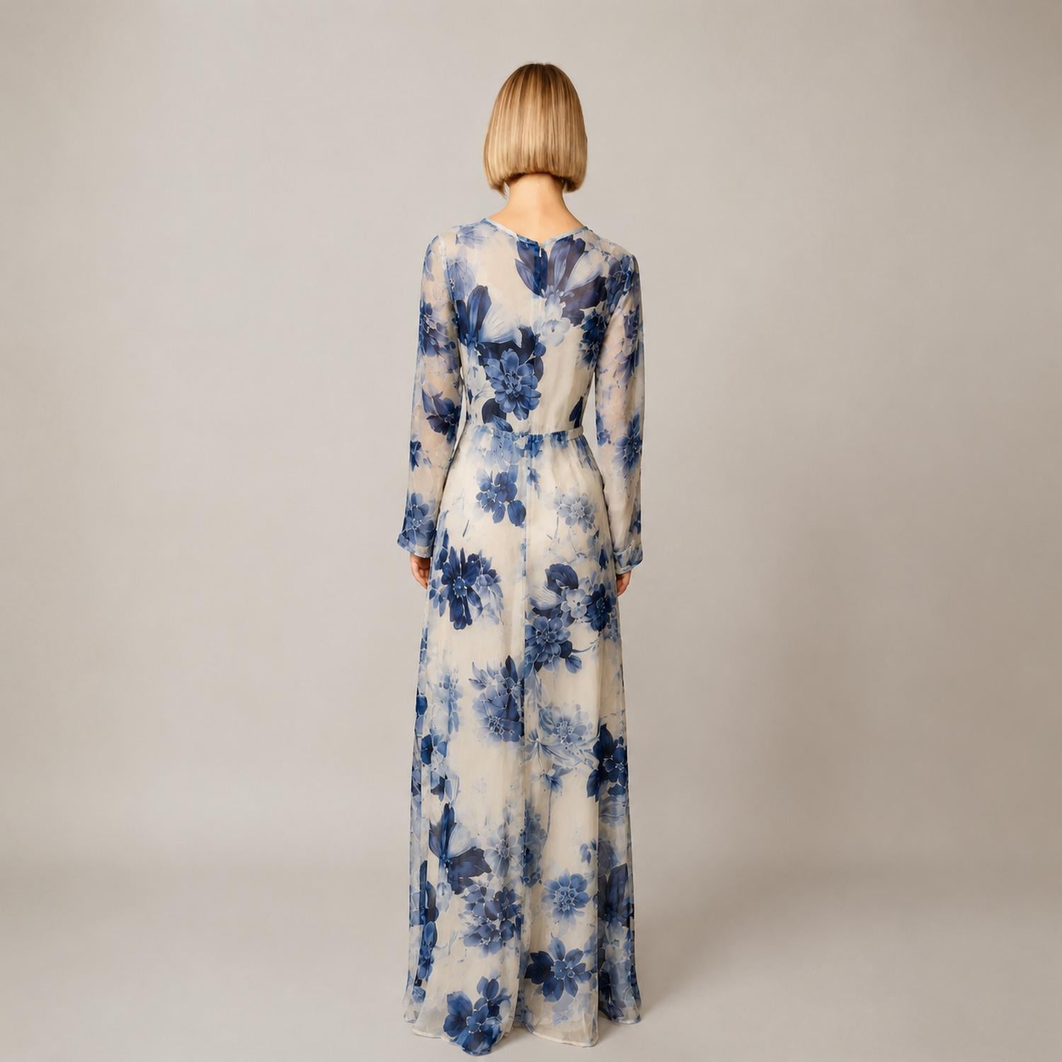 Maison Zoulias - Aphrodite Long Silk Maxi Dress