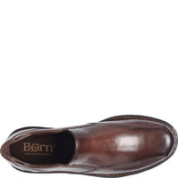 Born Men's Laken Slip On in brown bark - men's loafer - view 5