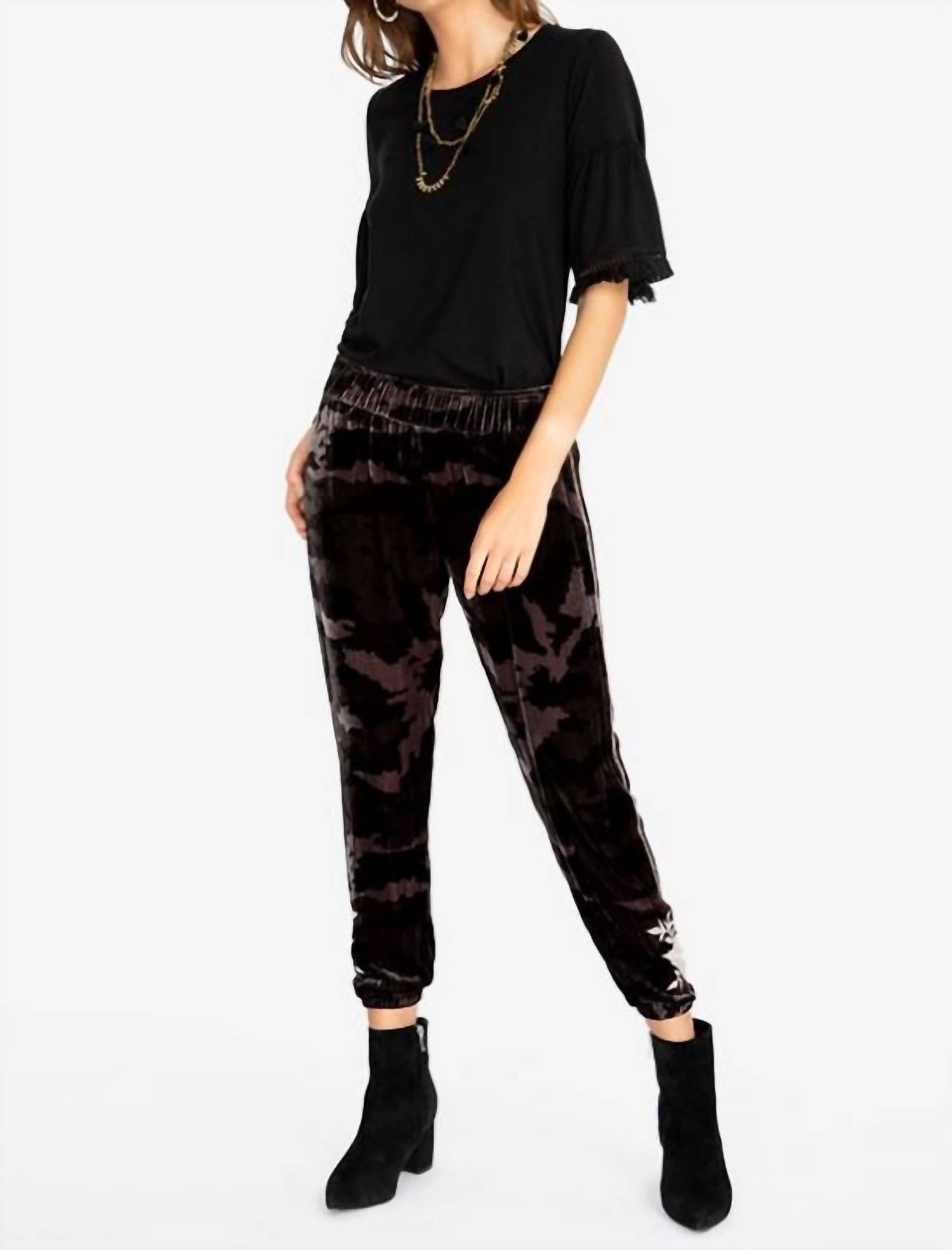 Johnny Was - Santal Velvet Jogger Pants