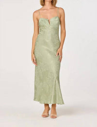 Astr - Tyla Satin Bias-Cut Maxi Dress