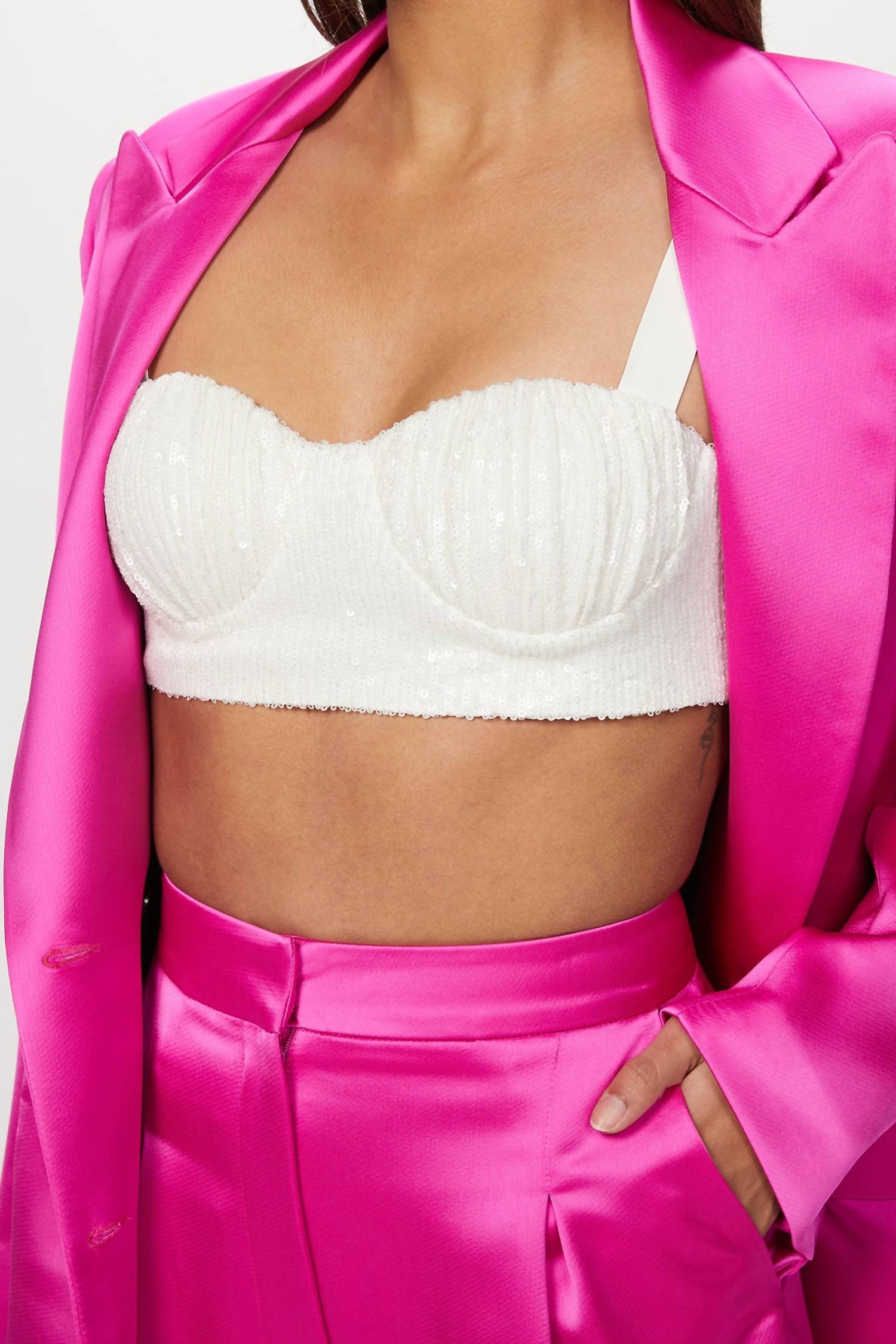 UNA BUSTIER TOP