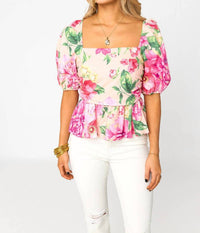 BUDDYLOVE Mirabelle Explorer Top in pink - women's blouse