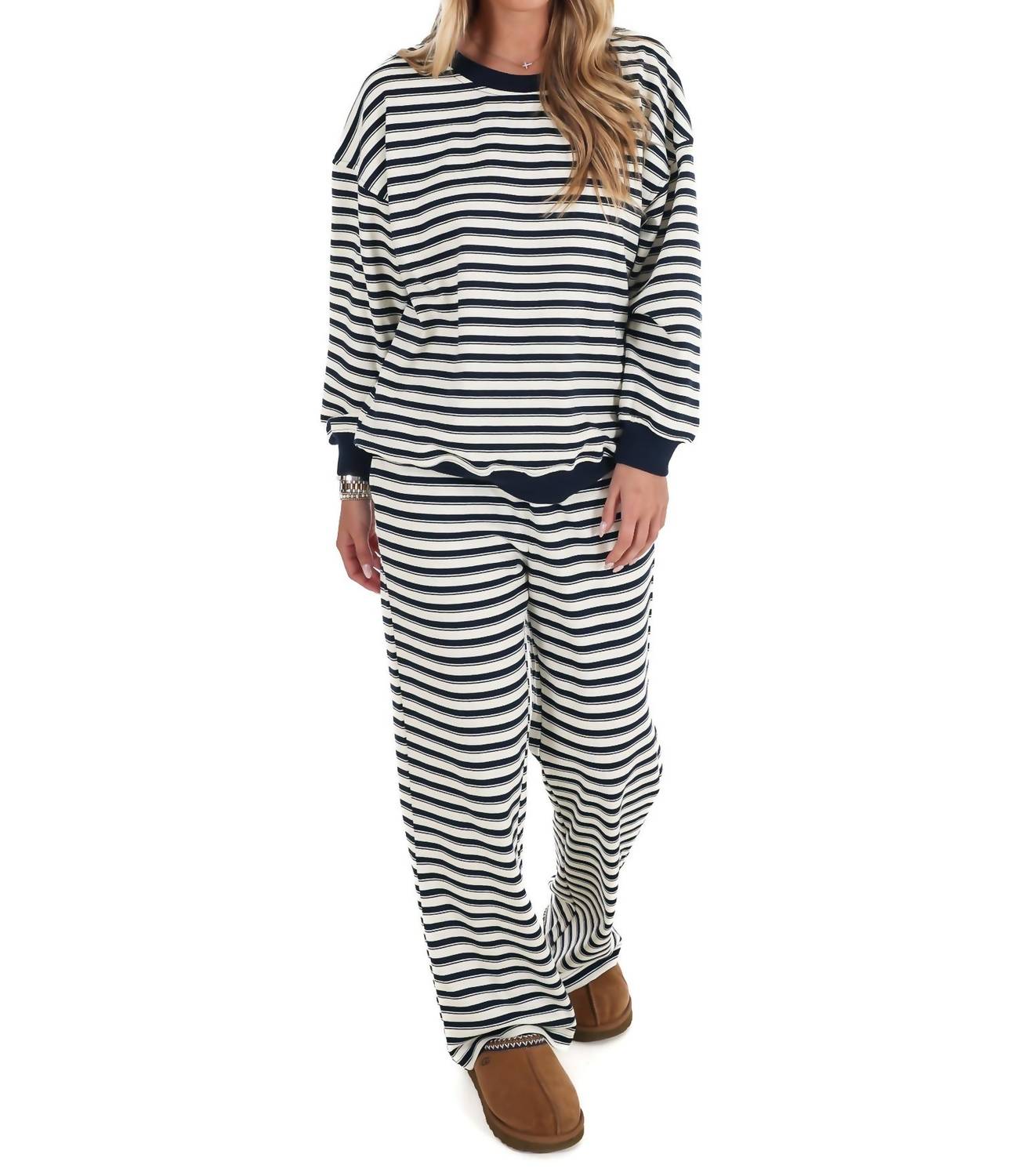Le Lis - Chill Mode Stripe Two Piece Set