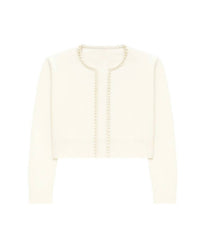 Katie J Nyc - Kitty Pearl Trim Cardigan