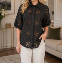 Elie Tahari - BUTTON UP SHIRT