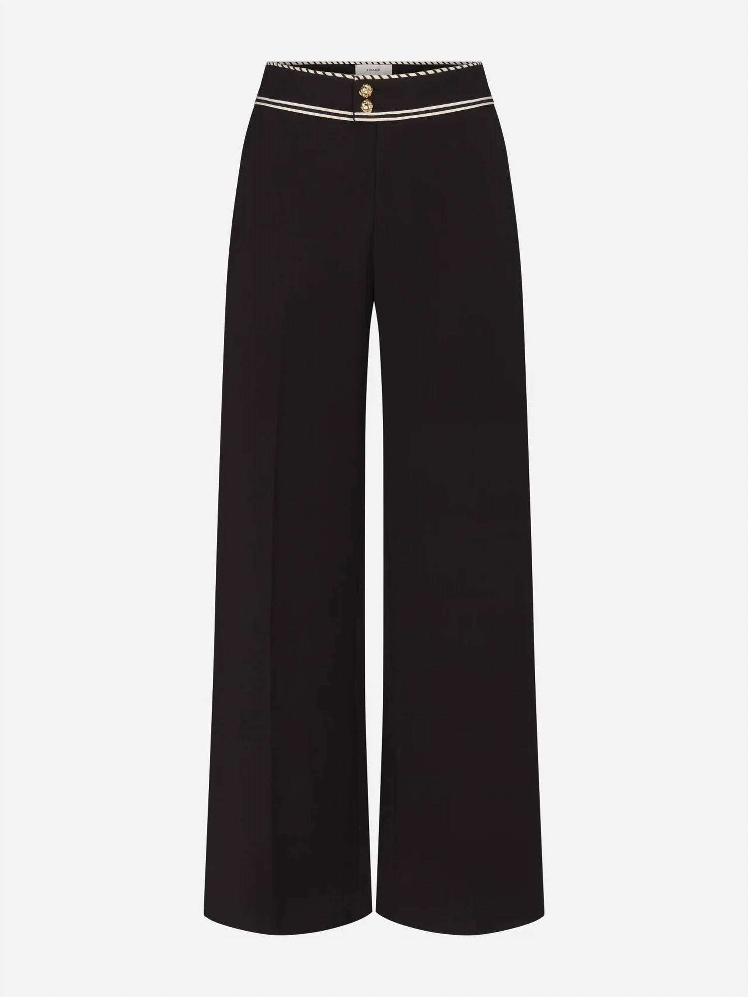 Frame - Prim Slim Palazzo Trouser