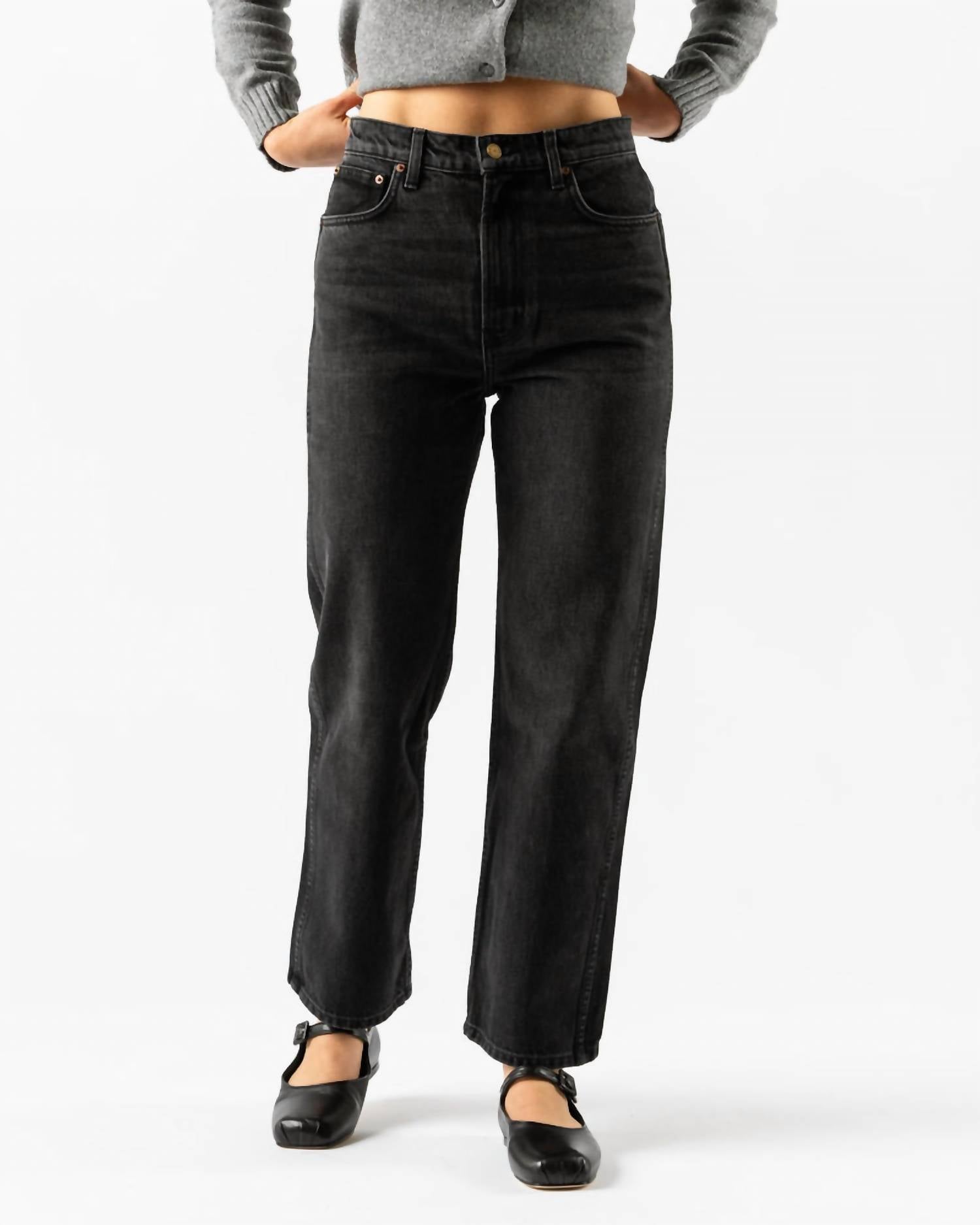 B Sides Plein High Rise Jeans in stil black - women's jeans