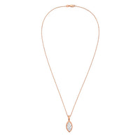 Diana M Jewels - Women's Marquise Lab-grown Diamond Pendant Necklace (5.00 Ct) - Statement