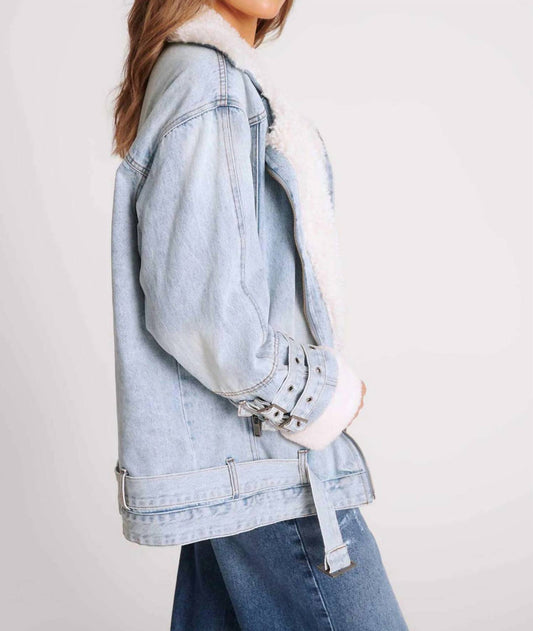 One Teaspoon - SALTY DOG DENIM AVIATOR JACKET