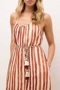 Marie Oliver - Kinley Striped Midi Dress