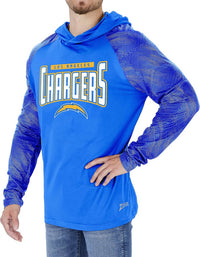 Zubaz - LOS ANGELES CHARGERS NFL TEAM COLOR HOODIE