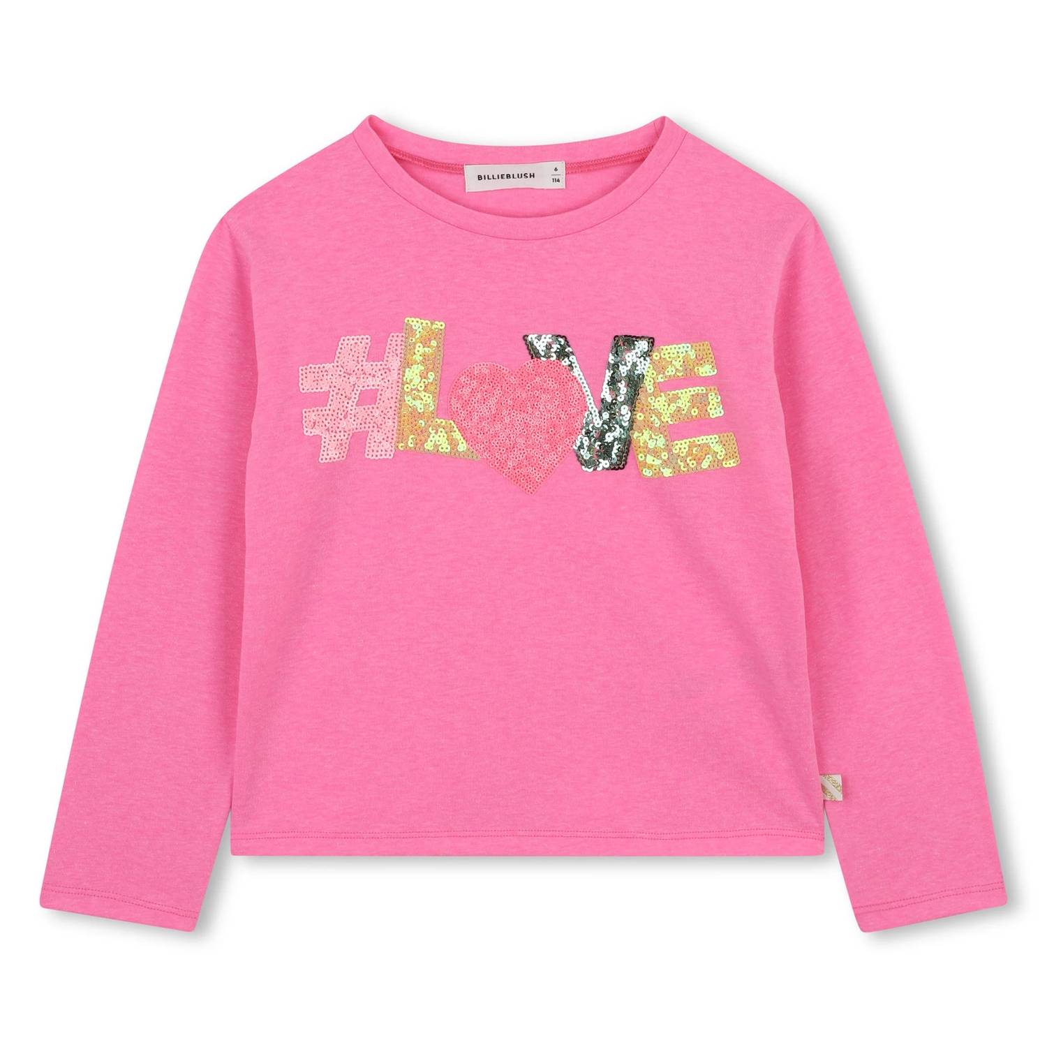 Billieblush - Girls #love Long Sleeve Tee