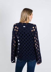 Olivia By Habitat - Open Weave Layering Cardigan