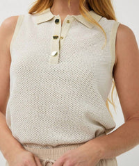 Esqualo - Shimmer Sweater Polo