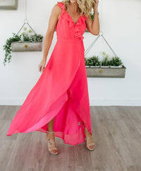 Formation Cross Back Maxi Dress