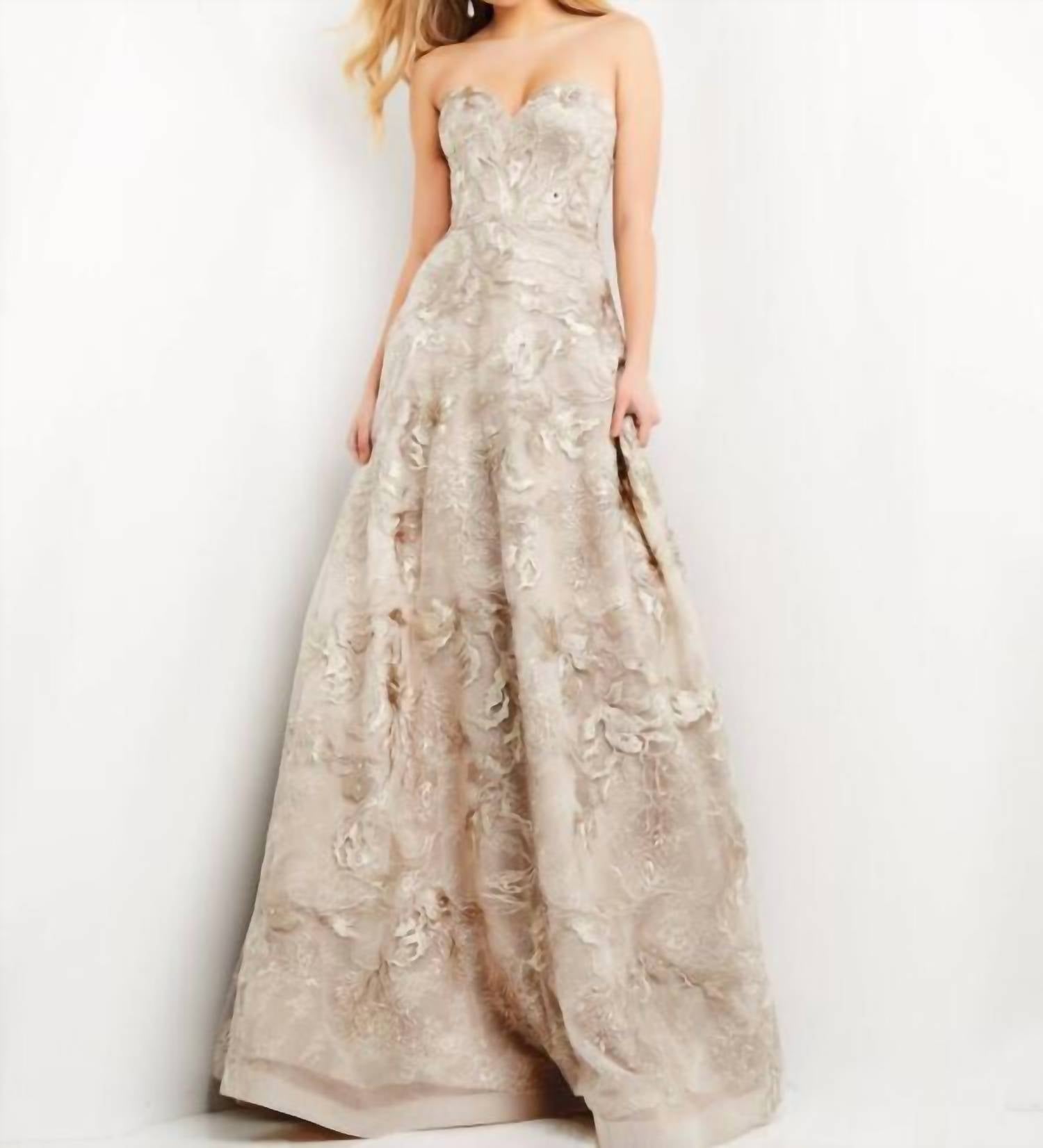 Jovani - Elegant A-line Gown