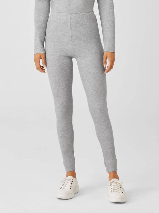 Eileen Fisher - High Waisted Ankle Cozy Tencel Waffle Legging