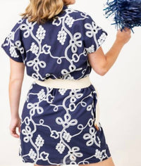 Thml - Short Sleeve Embroidered Detail Dress