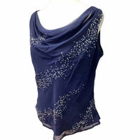 Alfred Angelo - Women's Sequined Lined Sleeveless Formal Top