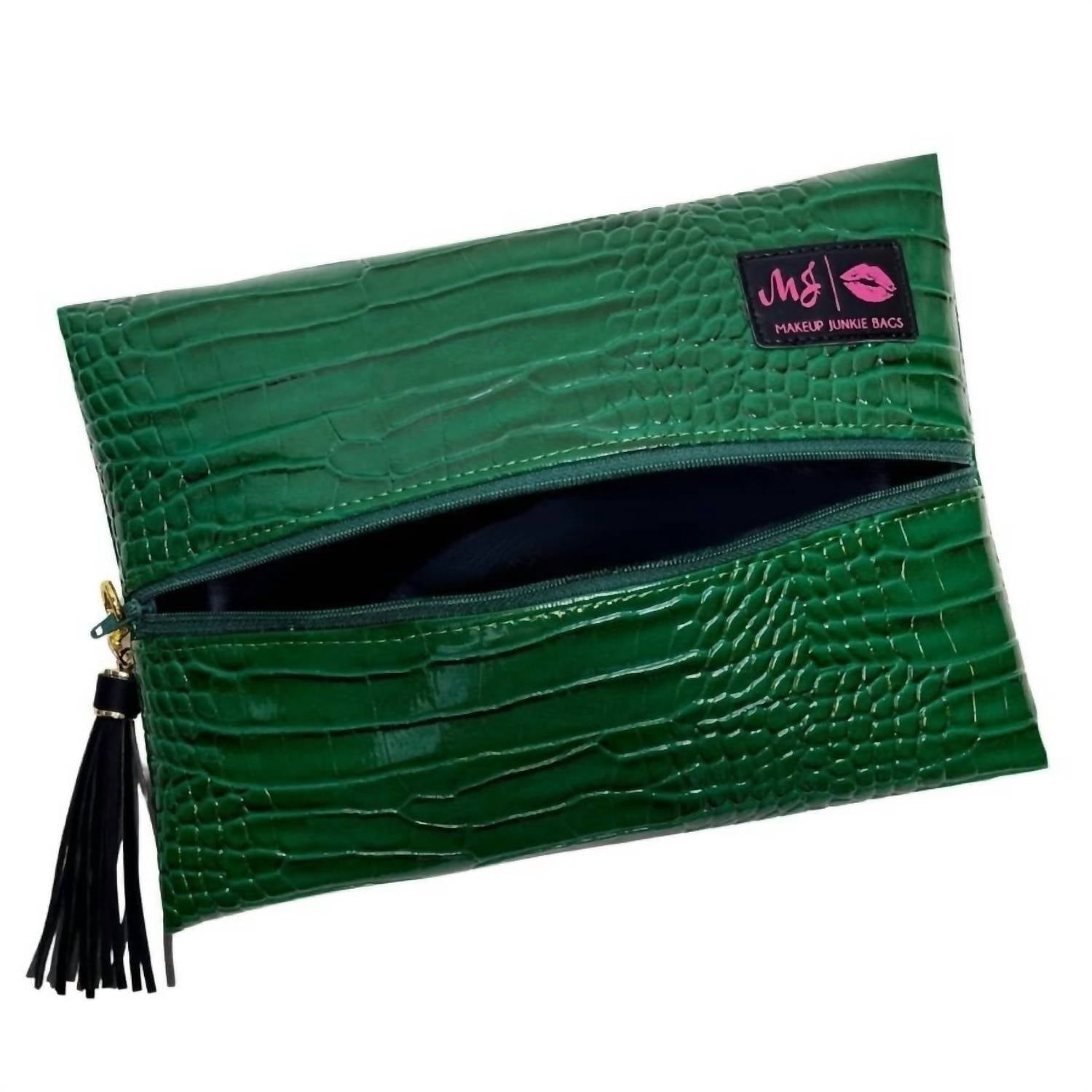 Makeup Junkie - Women's Lay Flat Cosmetic Bag