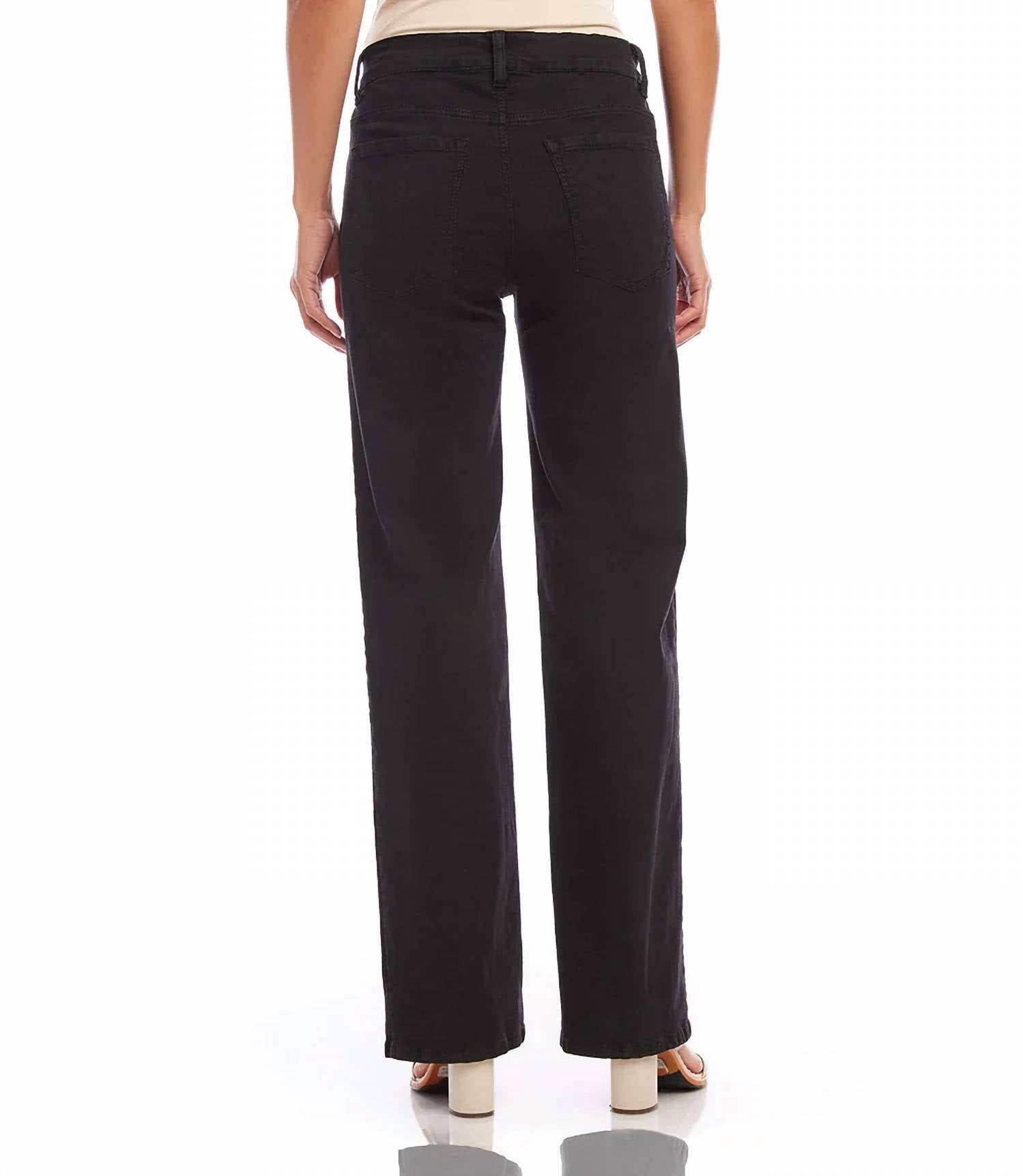 Karen Kane - Shay Slim Wide Leg Jeans