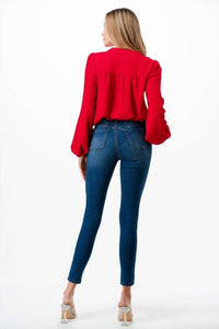 Stylive - Everyday Long Sleeve Blouse