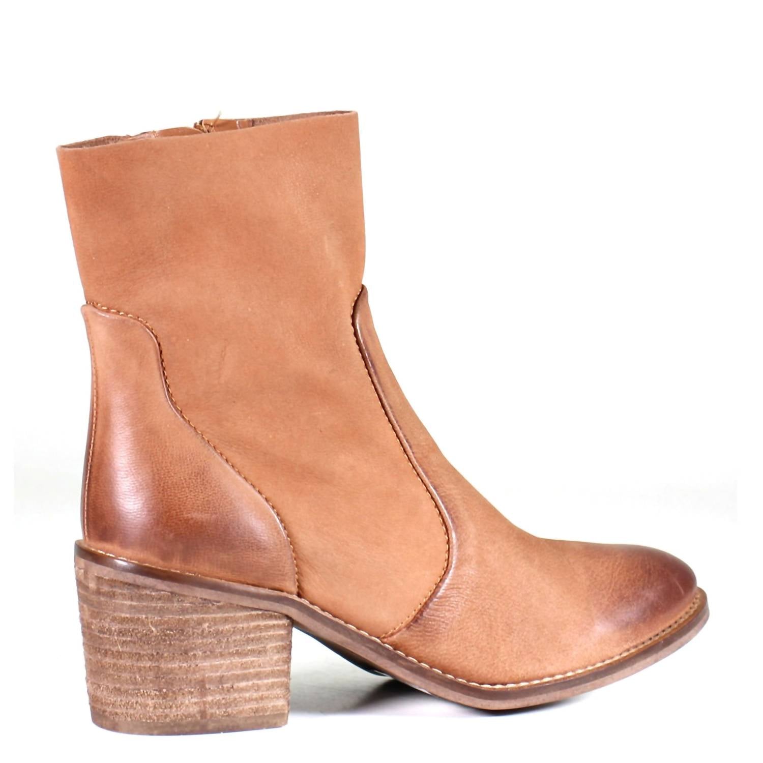 DIBA True Women's Majes Tic Boots in rich cognac - women's shoe - alternate view