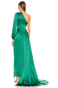 Michael Costello - Heather One Shoulder Gown