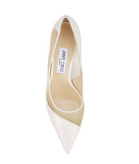 Jimmy Choo - Women's Love 85 Leather and Mesh Pumps