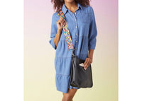 Coco + Carmen - Marissa Tiered Chambray Dress