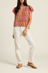 Trovata - Violette Slightly Oversized Button-front Blouse