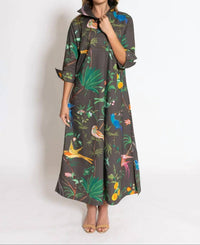 House Of Mbr - Ruthie Shirt Midi Dress
