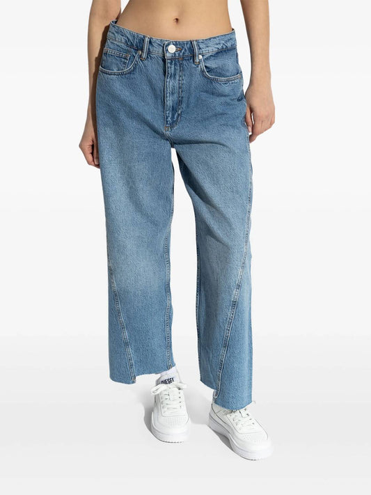 Allsaints - Fox Mid-rise Loose-fit Ankle Jeans